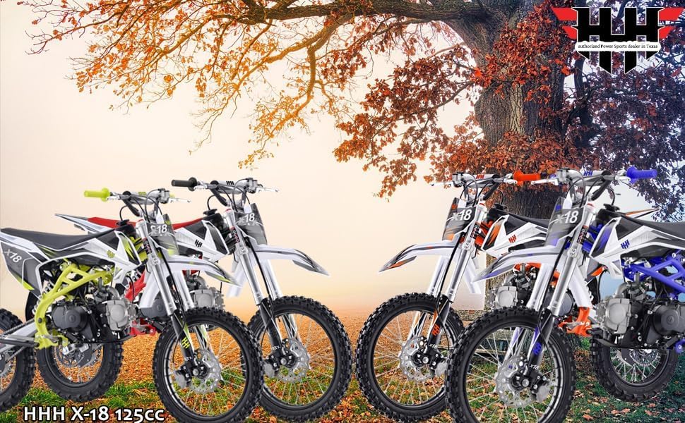 Amazon.com: HHH Upgraded DB-X18 125cc Dirtbike RZZ Racing Dirtbike